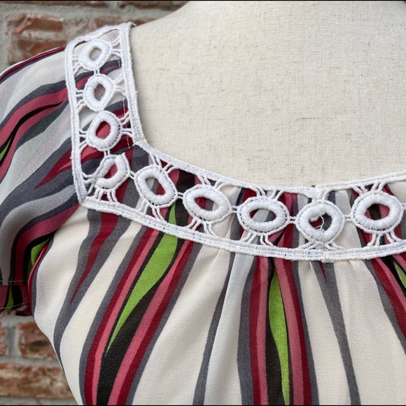 Romeo & Juliet Couture chevron floral tunic / S / Excellent condition - Picture 2 of 10